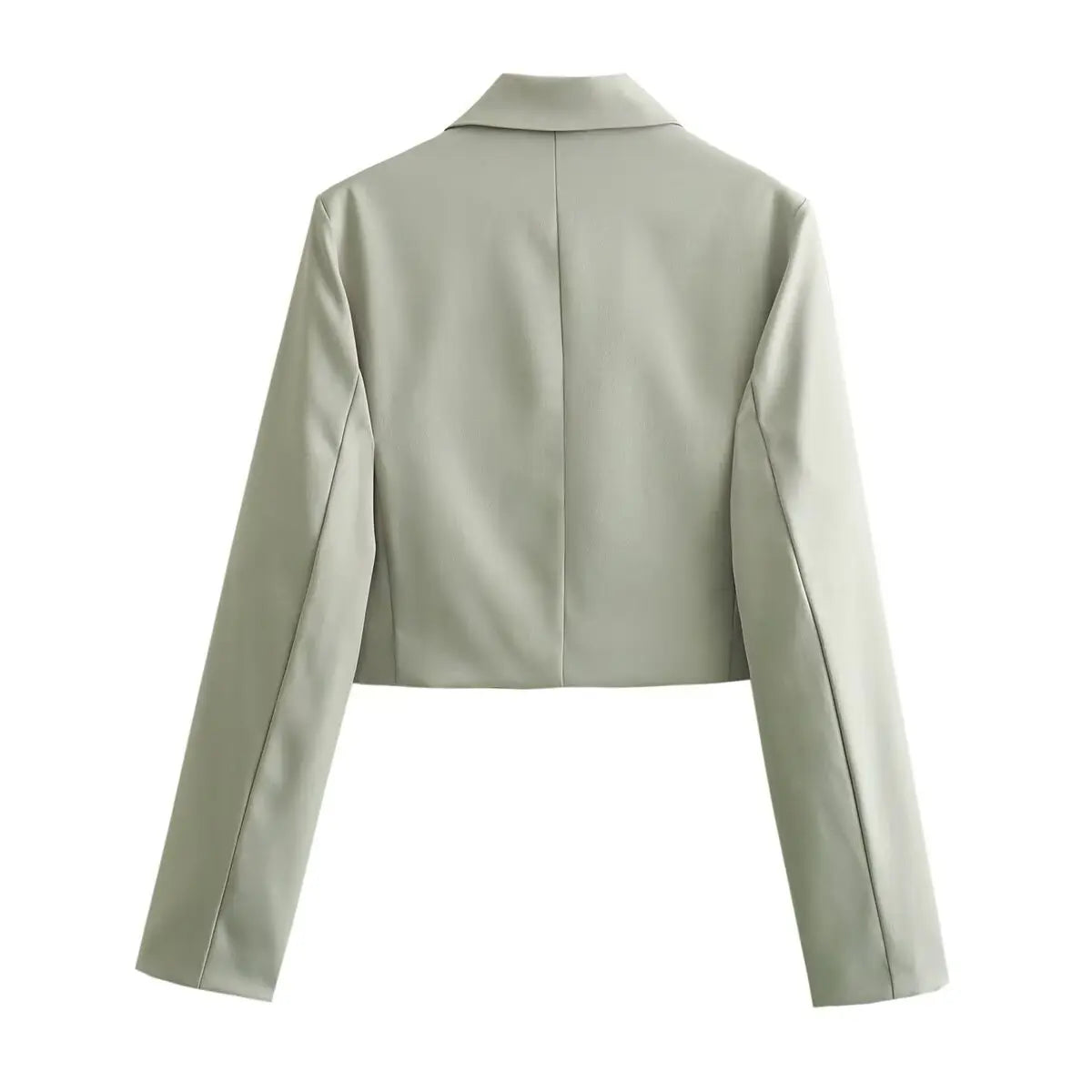 Khaki Utility Cropped Jacket - Little Addiction