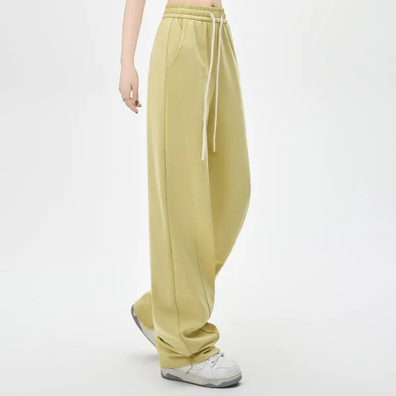 Relaxed Fit Wide-Leg Sweatpants - Little Addiction