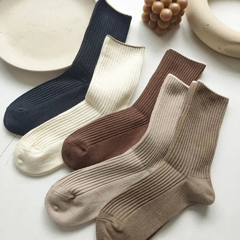 Japanese Neutral 5 Pack Socks Little Addiction