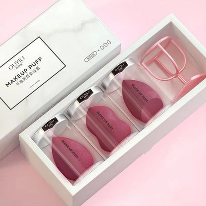 Beauty Blender Pack Of Three With Stand - Little Addiction