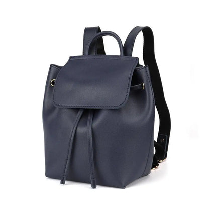 Leather College Backpack - Little Addiction