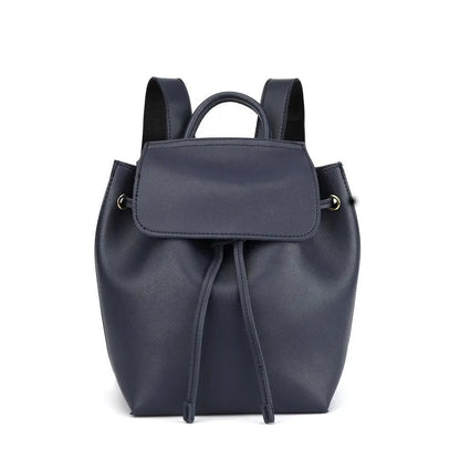 Leather College Backpack - Little Addiction