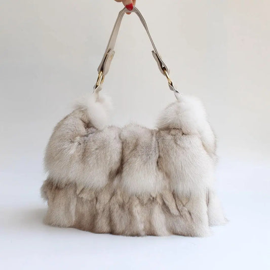 Little Addiction Faux Fur Shoulder Bag - Little Addiction