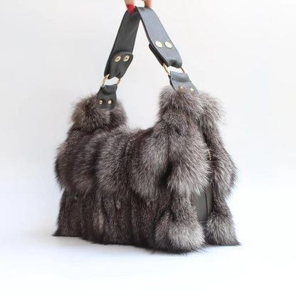 Little Addiction Faux Fur Shoulder Bag - Little Addiction