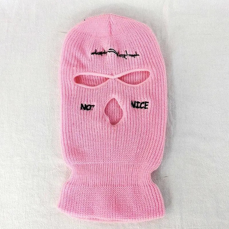 Not Nice Little Pink Balaclava - Little Addiction