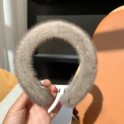 Plush Mink Hair Band - Little Addiction