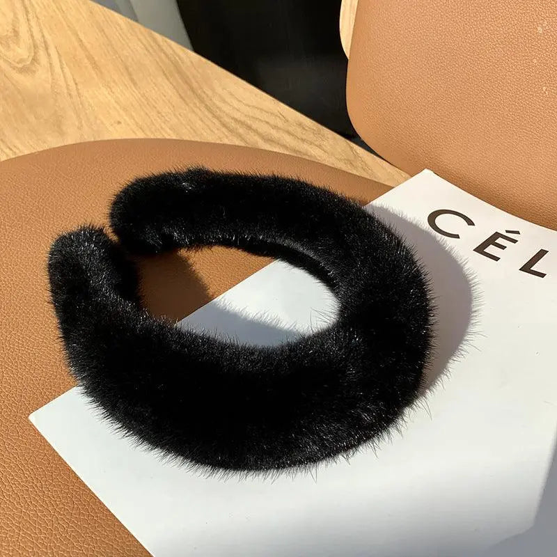 Plush Mink Hair Band - Little Addiction