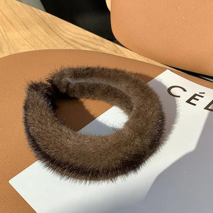 Plush Mink Hair Band - Little Addiction