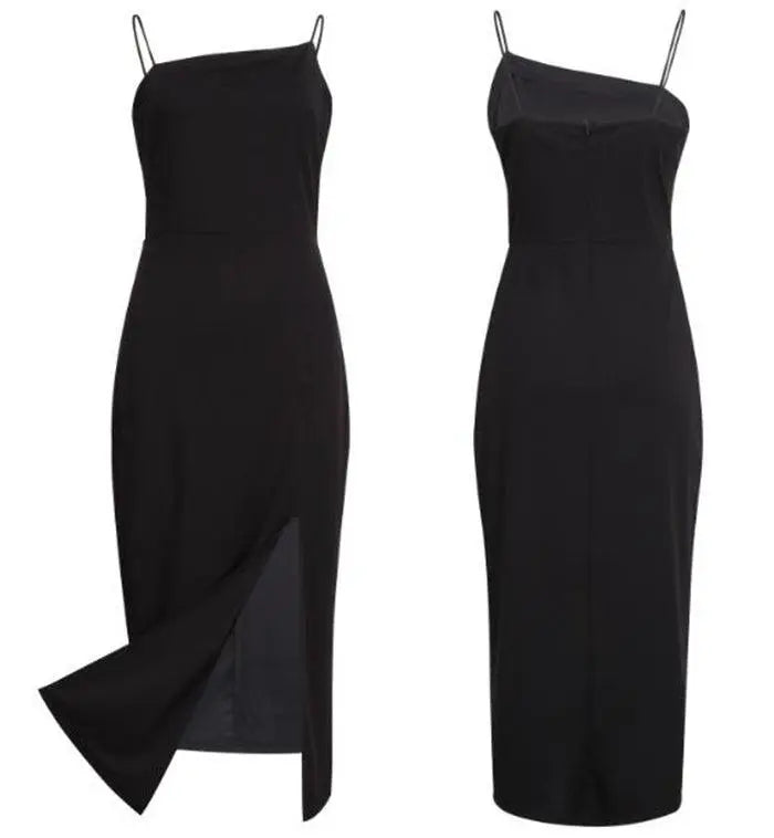 Sleek Bodycon Evening Dress - Little Addiction