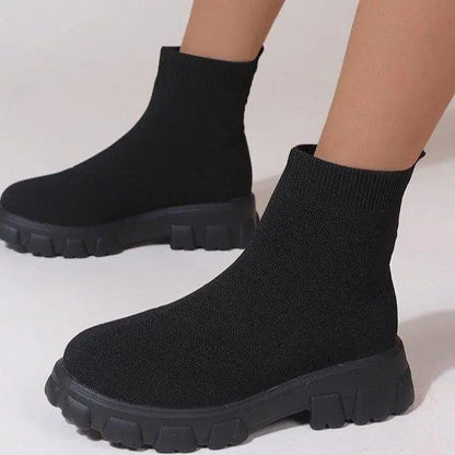 Solid Colour Sock Boot - Little Addiction