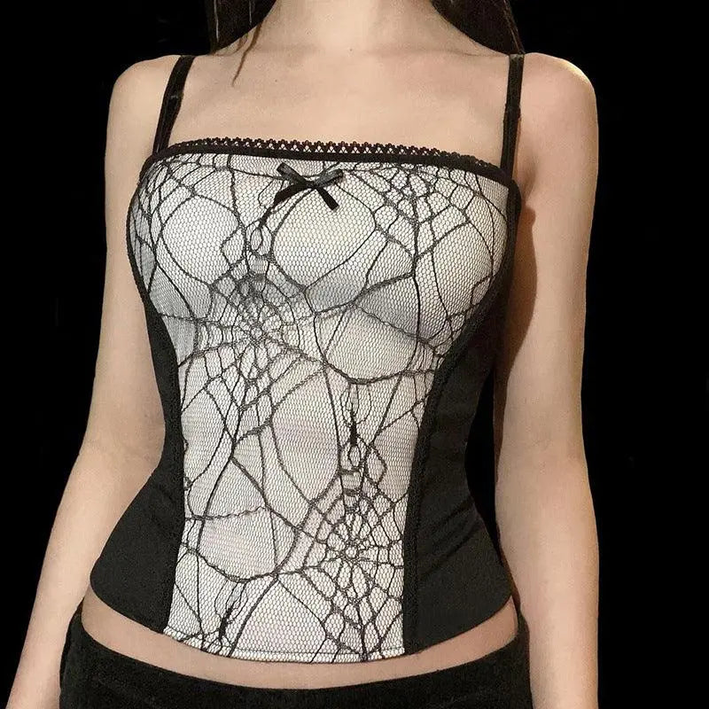 Spiderweb Tank Top - Little Addiction