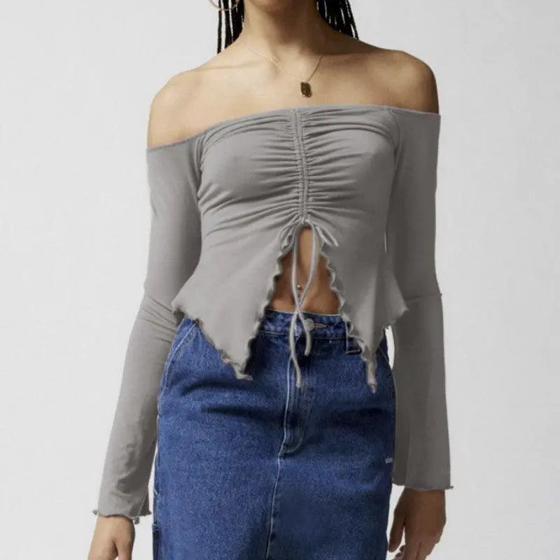 The Belle Off-Shoulder Top - Little Addiction