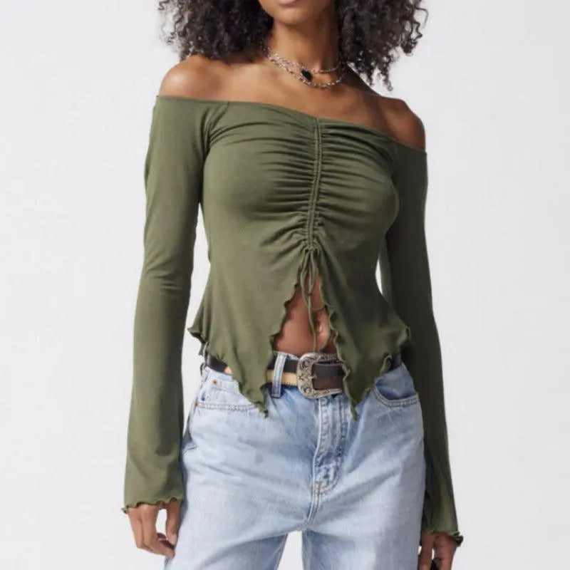 The Belle Off-Shoulder Top - Little Addiction