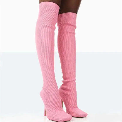 Thigh High Knee Long Boots - Little Addiction