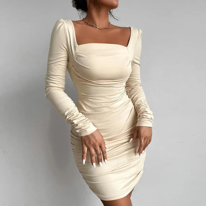 Tight-Fitting Halter Dress - Little Addiction