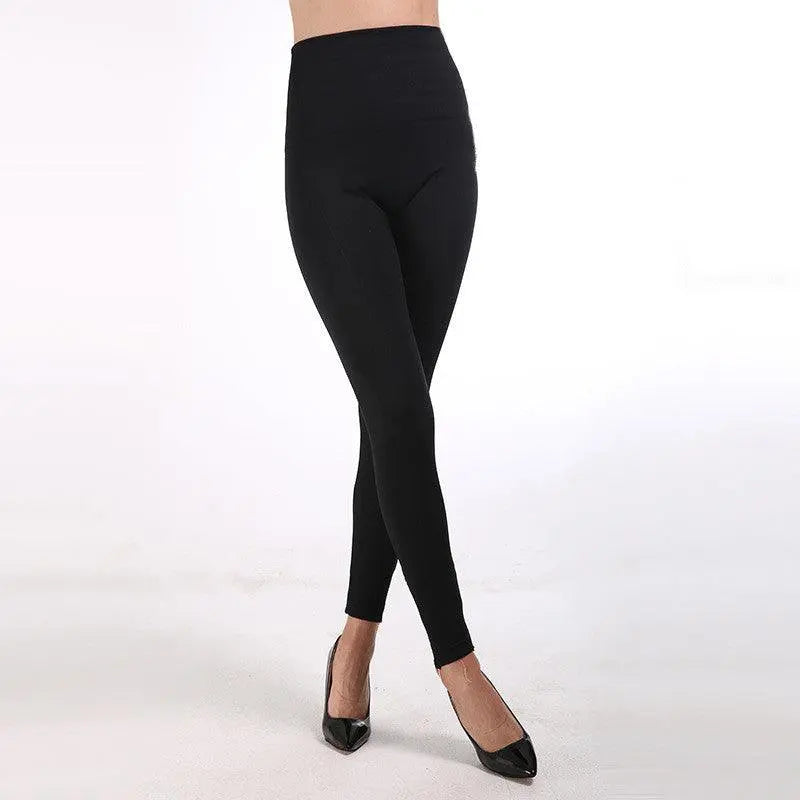 Two Pack Tight Tummy Seamless High Waist Base Body Shaping Cropped Pants - Little Addiction