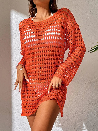 Women's Bikini Blouse Mesh Hollow Out Knitted - Little Addiction