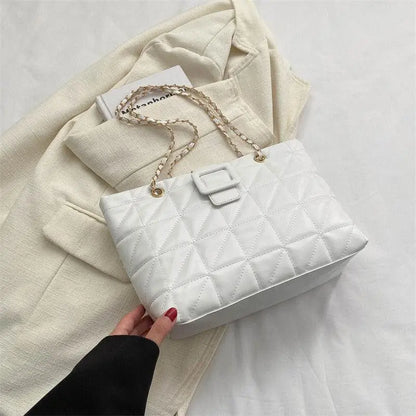 Women Shoulder Bags New Trendy Chic Chanel-style Rhombus Chain Bag - Little Addiction